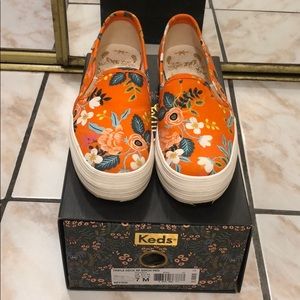 Keds Rifle Paper Co Floral Triple Decker Sneakers